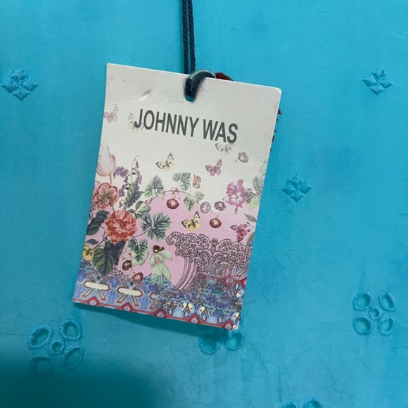 Johnny Was Darla Tunic Style C25518 Size XS in Clear Sky Color - Picture 5 of 8